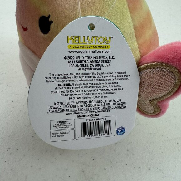 Squishmallows Balia The Butterfly 5” Stuffed Animal Plush Toy - Picture 6 of 9